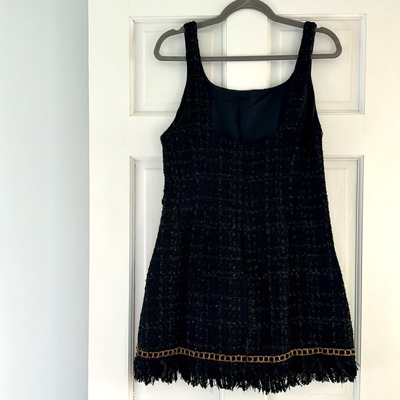 Raw Hem Tweed Dress - Picture 7 of 9